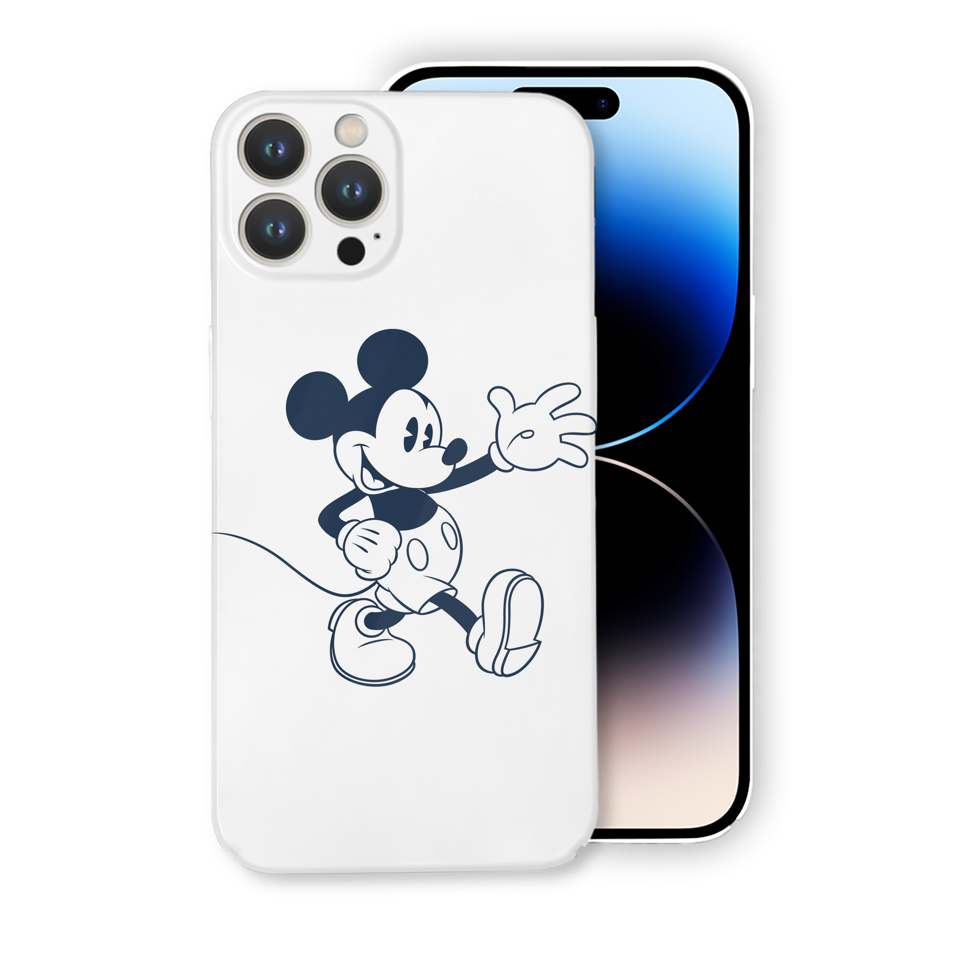 （画像用） ミッキーマウス Mickey Mouse 【iPhone 14シリーズ対応】ハードケース